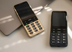 Téléphone BlindShell Classic 3 avec grand clavier physique et écran couleur