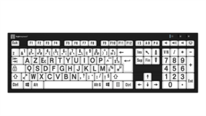 Clavier NERO Slimline gros caractères