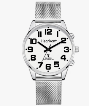 Montre Parlante pour Malvoyant Homme, avec Voix Française