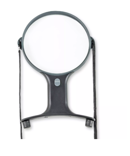 Loupe mains libres éclairante 2x Carson MagniShine HF-66 avec cordon de cou